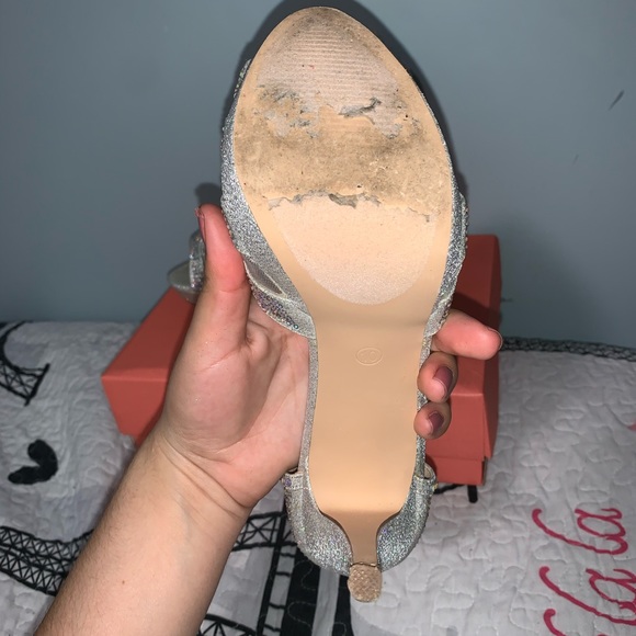 High Heeled Sandals (Silver) - Picture 4 of 7